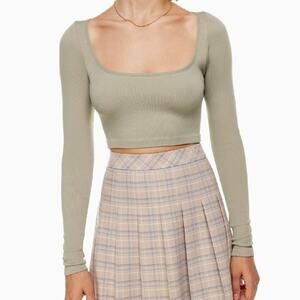 SUNDAY BEST x ARITZIA | SinchSeamless™ Rib Ribcage Long sleeve Birch | Large